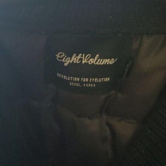 Eight Volume Evolution Unisex Quilted Puffer Pullover Sz. L Jacket - Picture 2 of 8